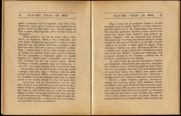 Bog: Hans Andersen. Plac'hig Vihan ar mor. Levriou ar V..., 1928 (Bretonsk)